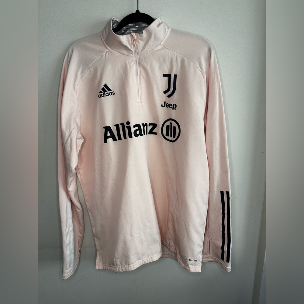 Adidas Juventus 2021 AEROREADY Player Issue Soccer Training Pullover Shirt Large